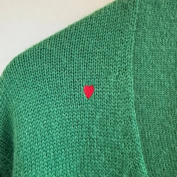 Clare V Granny Smith apple Oscar cardigan size XS/S EUC soft and warm - Picture 5 of 9